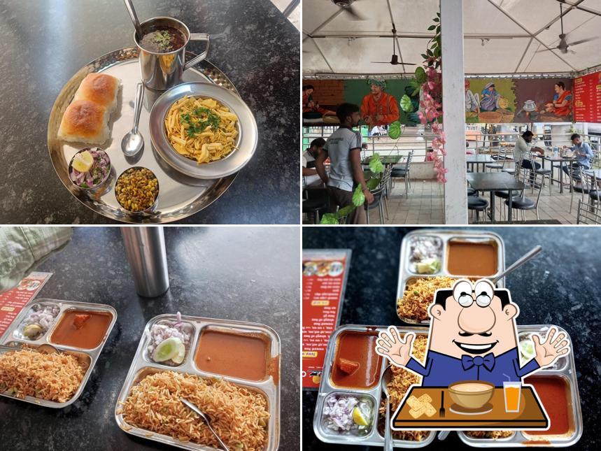 Meals at Gavakadachi misal main branch