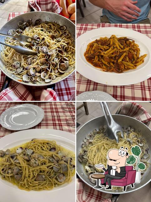 Gli interni di Trattoria La Battigia
