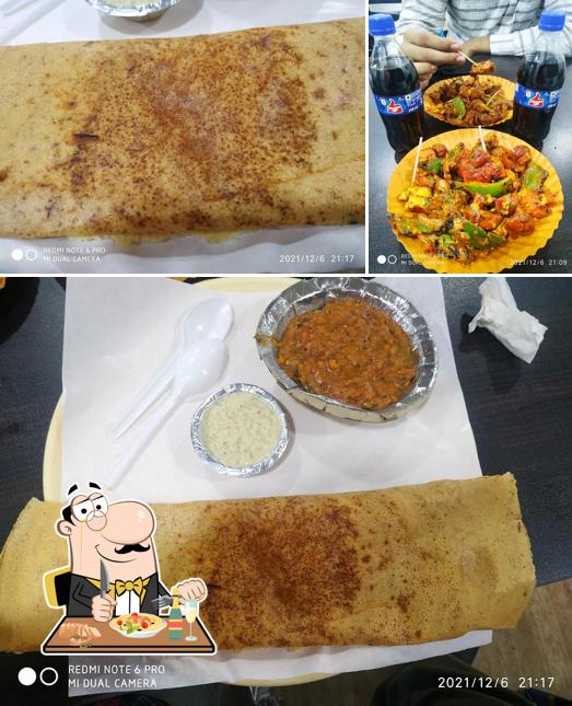 The picture of food and beverage at Delhi Soya Chaap