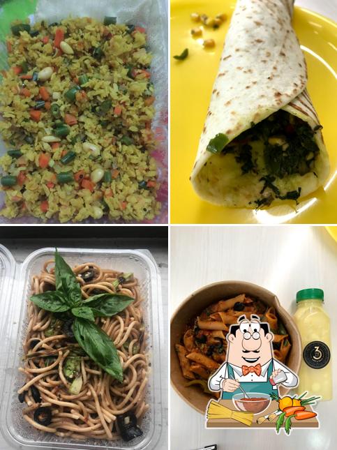 Spaghetti bolognese at 3 And Half Bistro