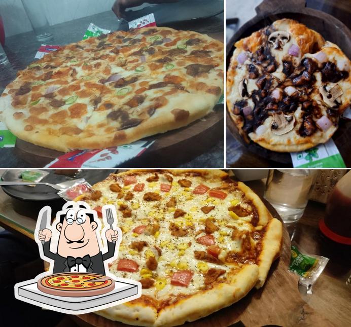 Try out pizza at Dark licks