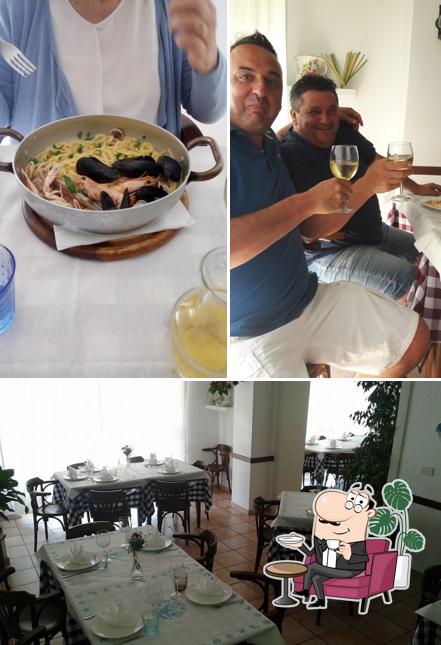 Gli interni di Ristorante Il Granchio. Cucina di mare