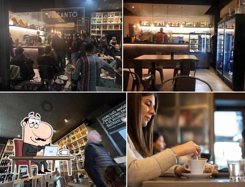 Gli interni di Vinsanto Café