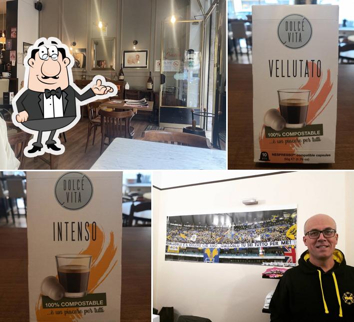 Gli interni di Café Gaston