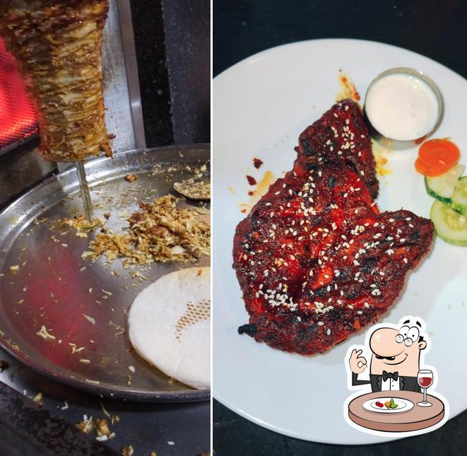 Meals at Charcoal grill cafe