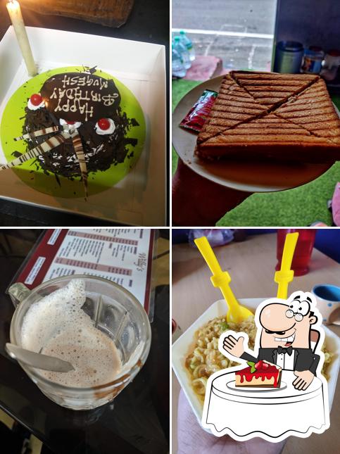 Jains Chai & Cafe serves a number of desserts