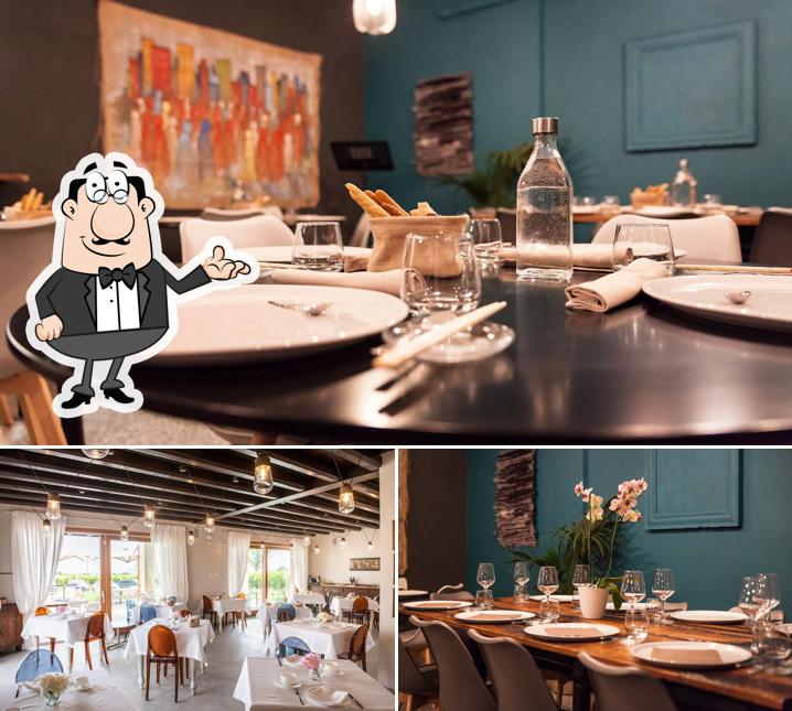 Gli interni di Magari Estates Ristorante