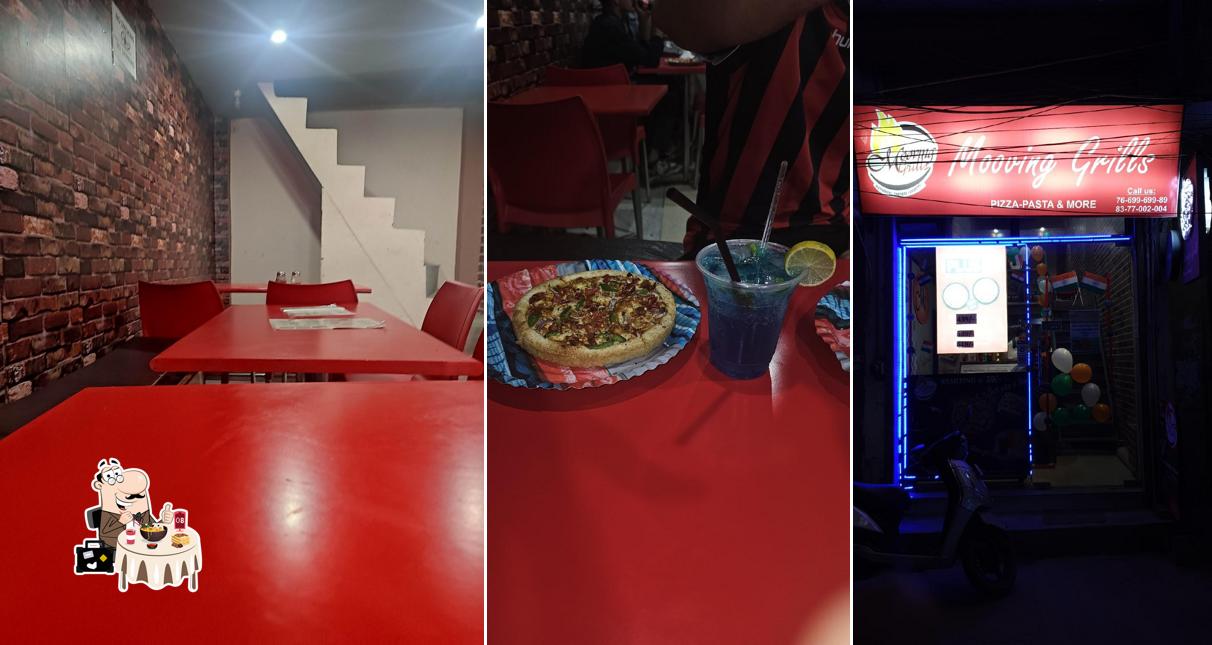 Meals at Mooving Grills Pizza