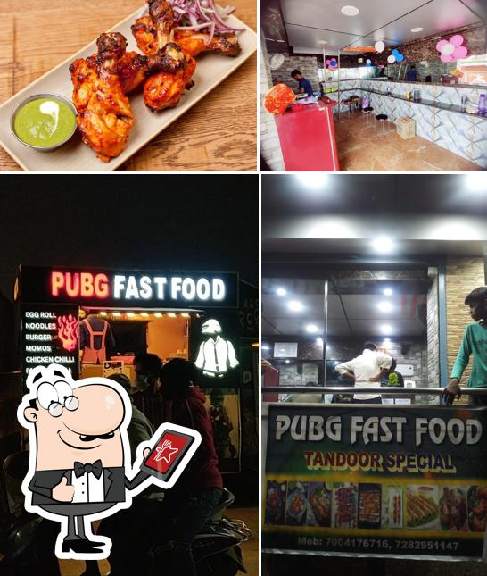 The exterior of PUBG Fast Food