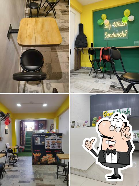 The interior of SanWhich
