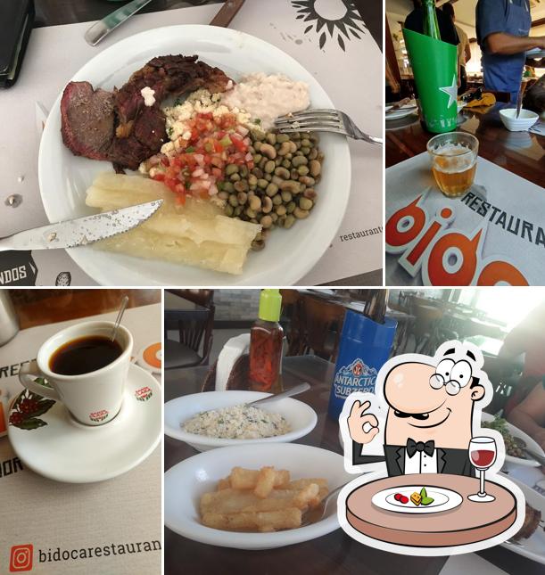 Platos en Restaurante Bidoca