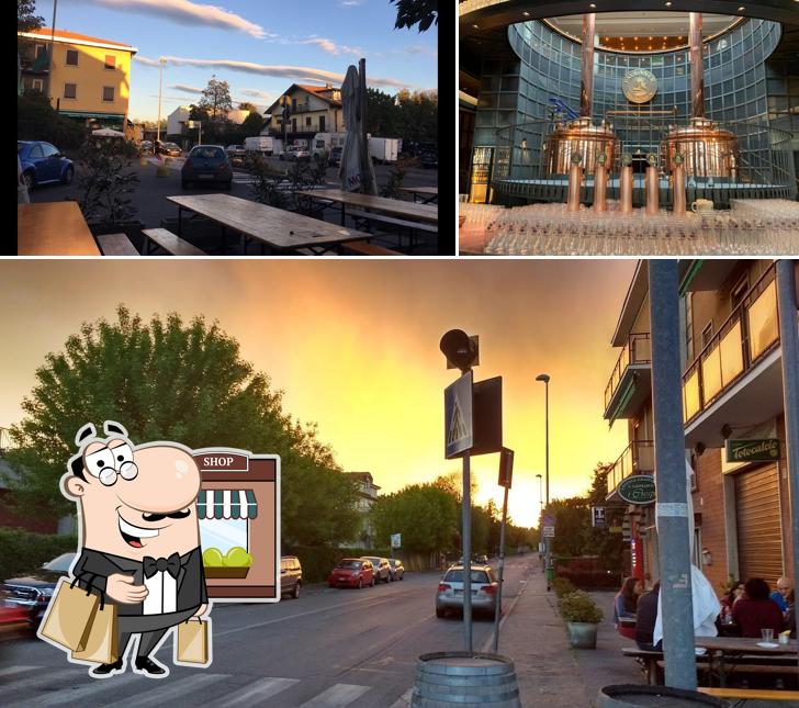 Goditi la vista dagli esterni di Bar del Turista