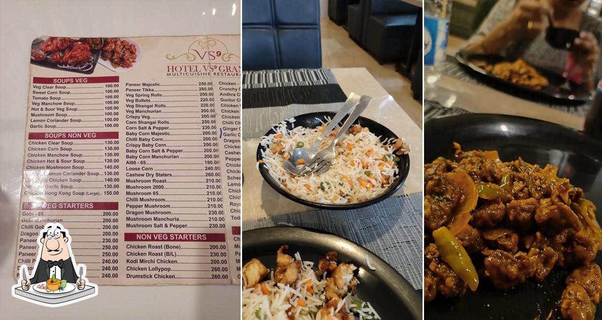 Meals at Hotel VS9 Grand