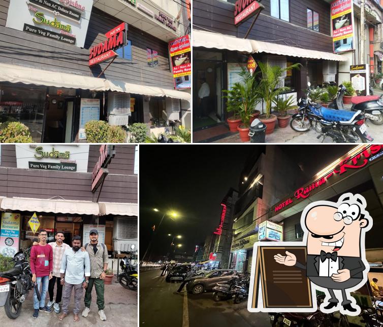 The exterior of New Sudama Restaurant