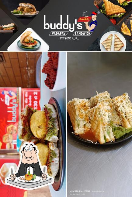 Food at Buddy's Vadapav & Sandwich ( Viraval )