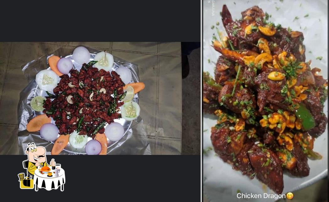 Food at Kalyan's Spicy Dhaba