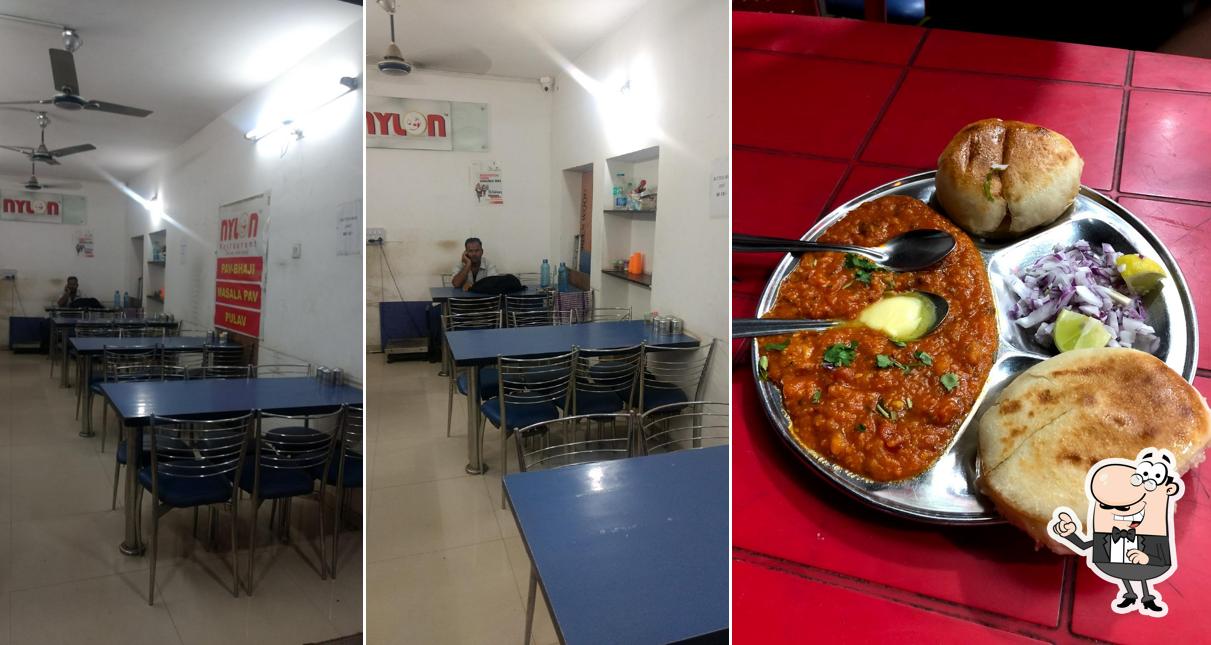 The interior of Nylon pavbhaji