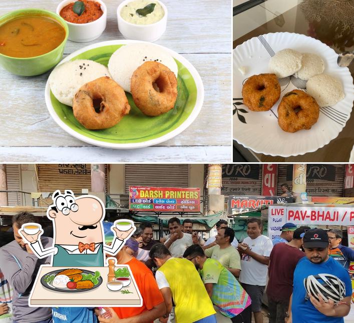 Meals at Shreeji Idli Sambhar and pauv bhaji