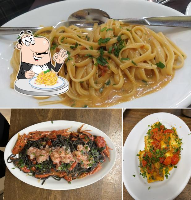 Spaghetti alla carbonara al The Garden Trattoria