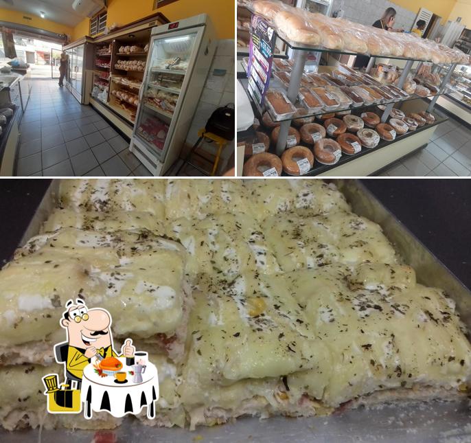 Comida em Panificadora e Confeitaria Pão Doce Pão