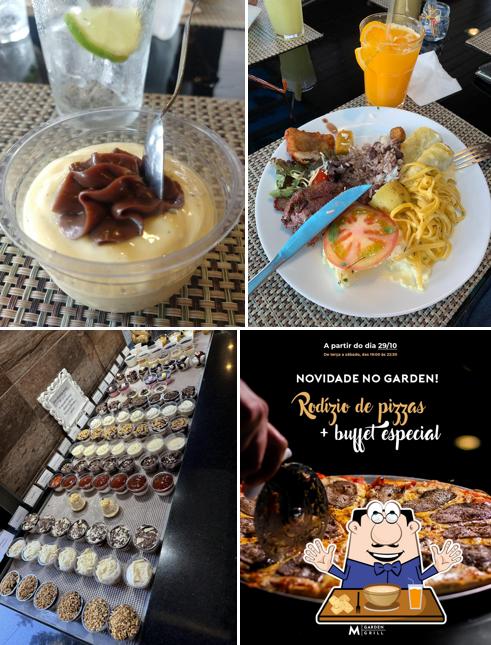 Comida em M. Garden Grill