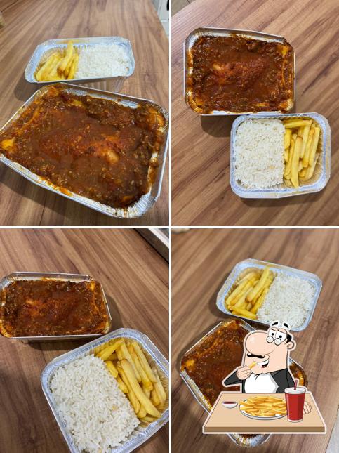Batata frita em Mais que massa Olímpia