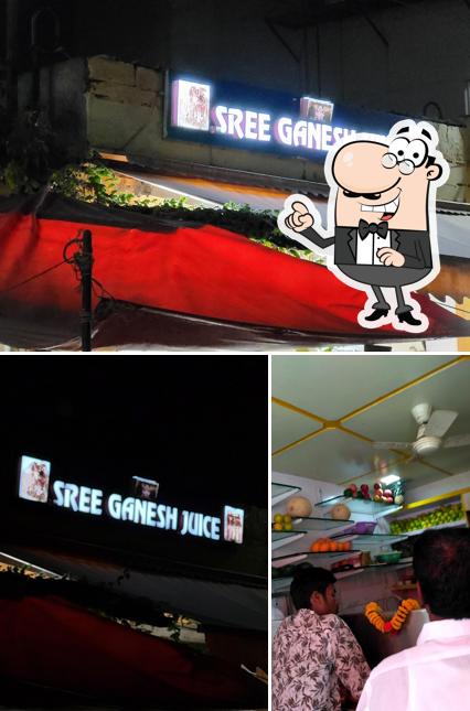 The interior of Sree Ganesh Juice