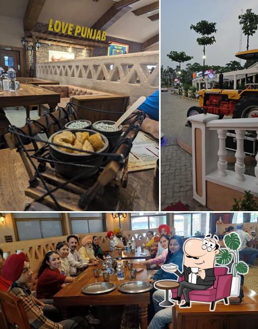 Take a seat at one of the tables at Love Punjab Haveli