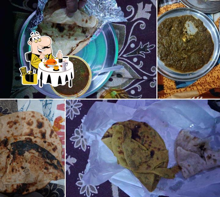 Food at Mahaveer Dhaba