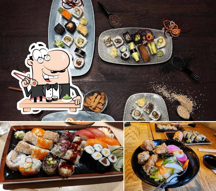 Prenditi le varie opzioni di sushi