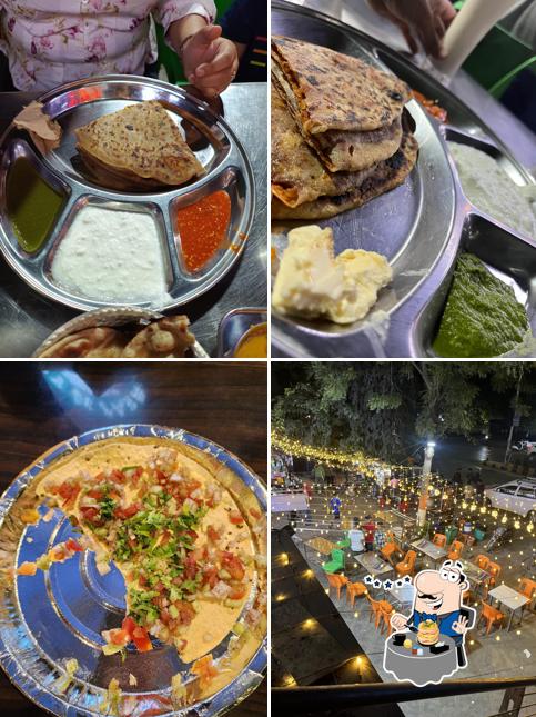 Food at Saachi De Parathe