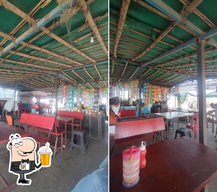 Enjoy a drink at Shiv Shakti Food Cart