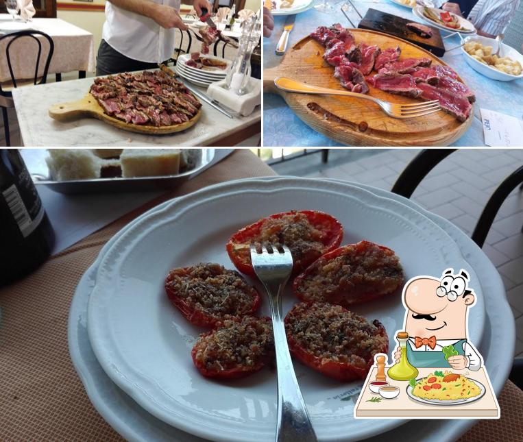 Cibo al Vecchia Trattoria Romani