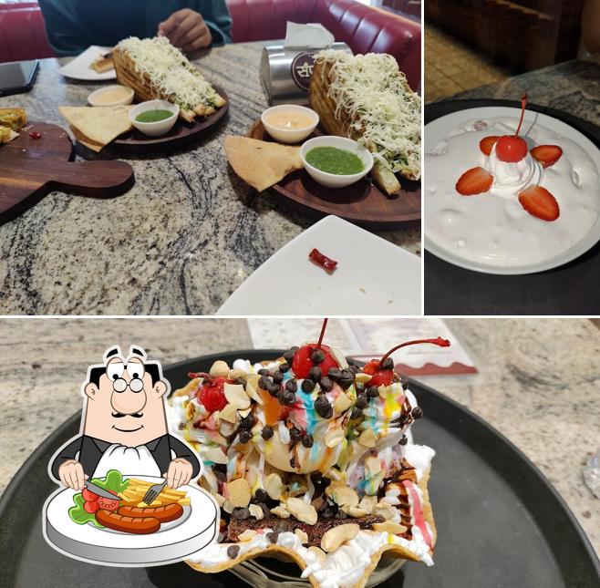 Food at Sampoorna Gelateria & Pizzeria