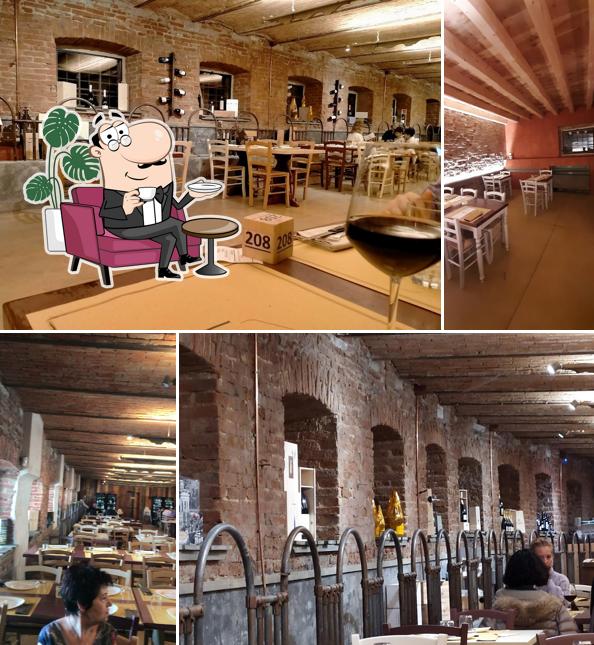 Gli interni di Cascina La Bassa