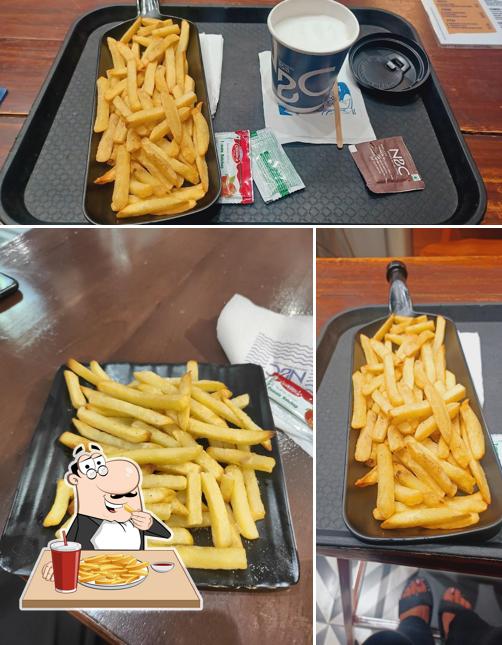 French fries at Nothing Before Coffee Cafe - New Delhi