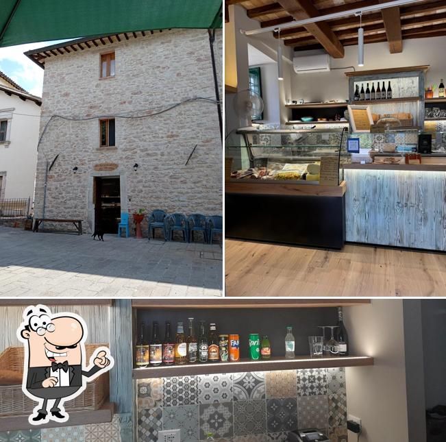 Gli interni di La salsamenteria del borgo