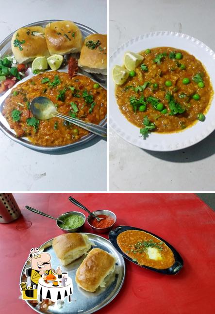 Food at Trishali Pavbhaji