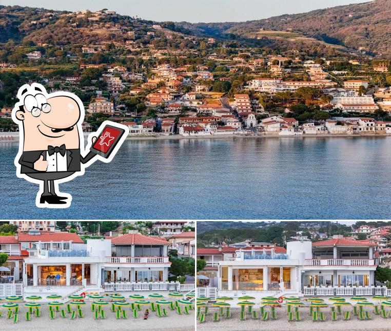 Puoi goderti l'aria fresca dal dehors di Ciccio Sul Mare ( Hotel - Lido - Gelateria Artigianale )