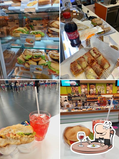 Cibo al GNAM aeroporto