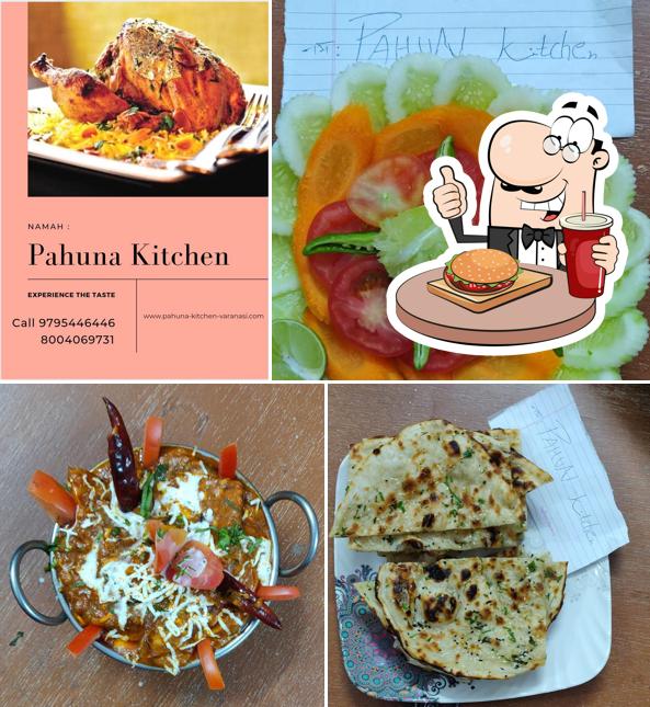 Order a burger at Namah pahuna kitchen