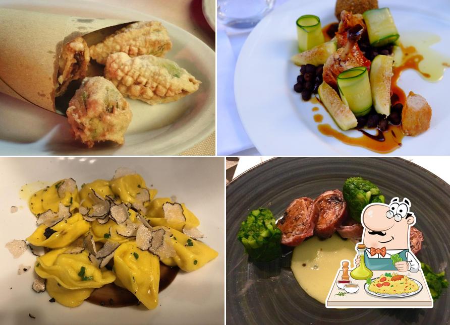 Platti al Osteria Le Logge