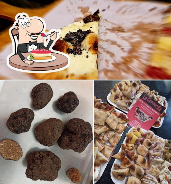 Pizzeria La Concordia propone un'ampia gamma di dolci