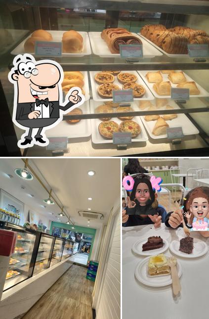The interior of Theobroma Bakery and Cake Shop - Annanagar, Chennai