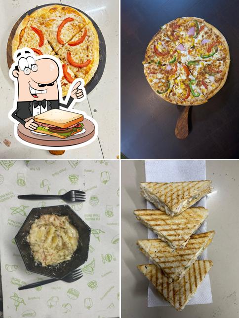 Grilled cheese sandwich at Wow Pizza hisar