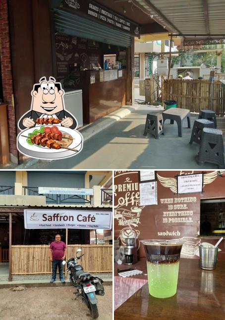 Food at Saffron Café