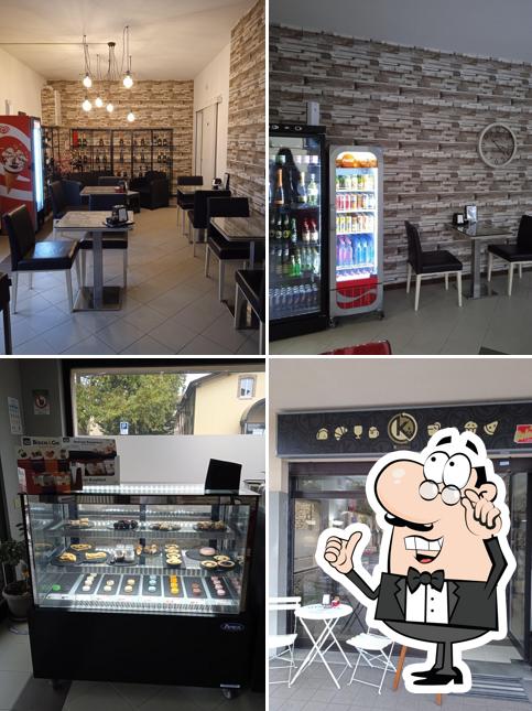 Gli interni di Karma cafè