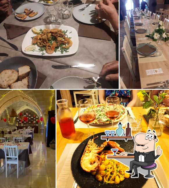 Gli interni di RISTORANTE PIZZERIA SAPORI NOSTRI - SPECIALITA' CRUDO DI MARE