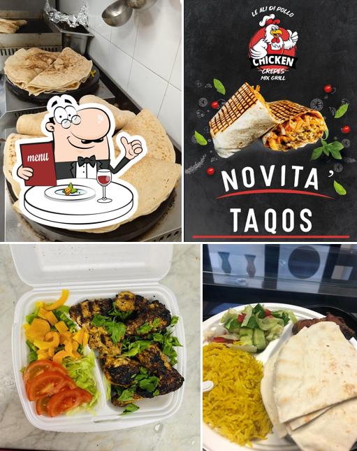 Cibo al LE ALI DI POLLO CHICKEN CREPE