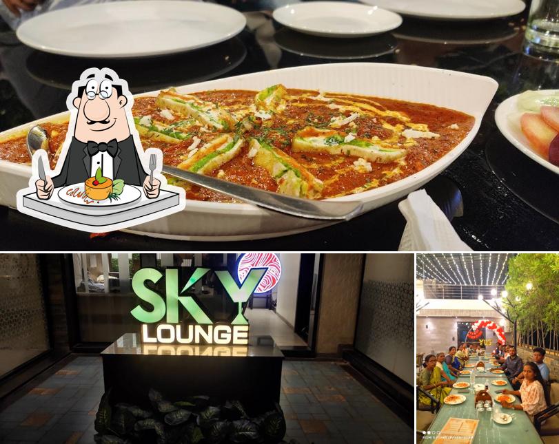Food at Sky lounge